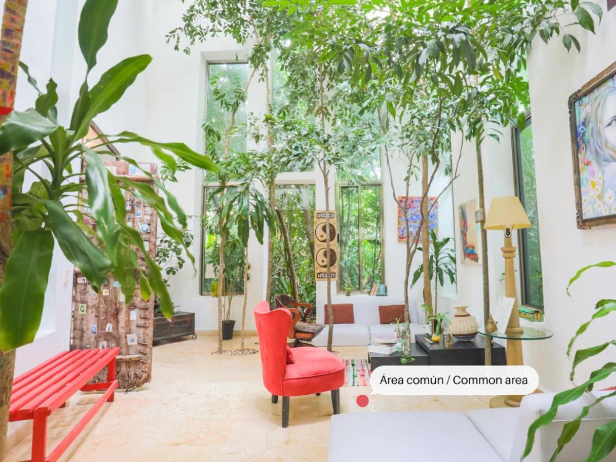 Guest House La Aldea Holistic Experience Cancún Eksteriør bilde