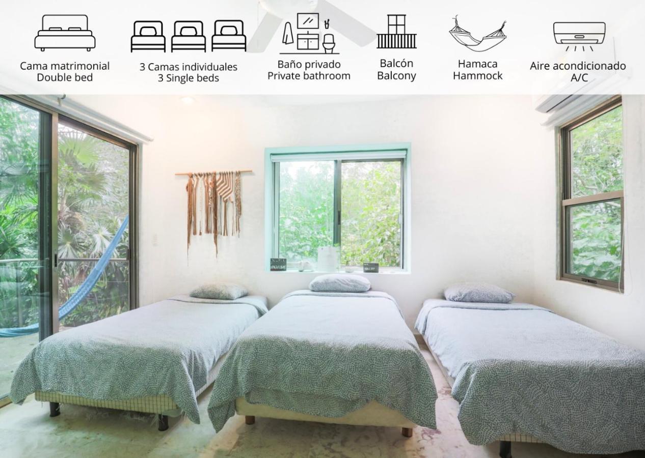 Guest House La Aldea Holistic Experience Cancún Eksteriør bilde