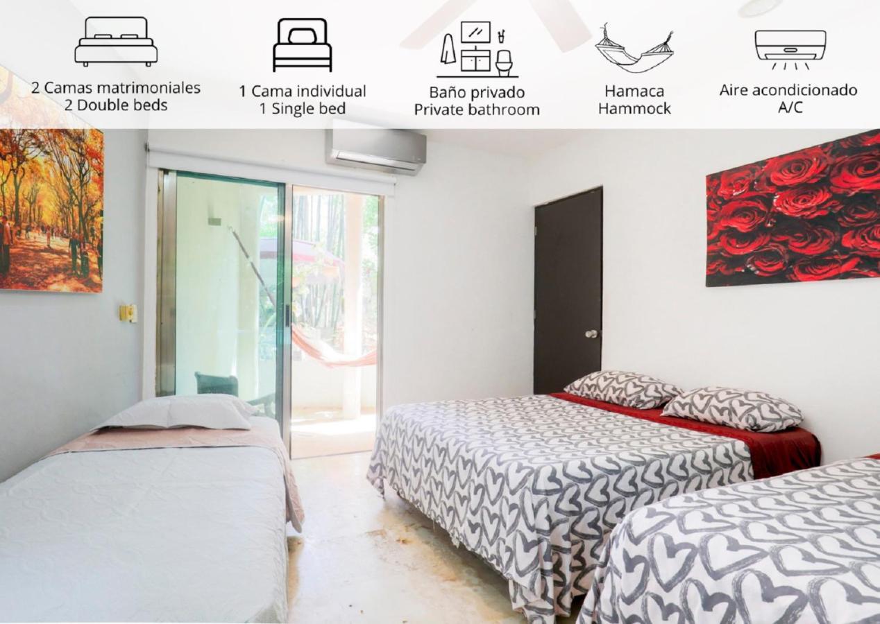 Guest House La Aldea Holistic Experience Cancún Eksteriør bilde
